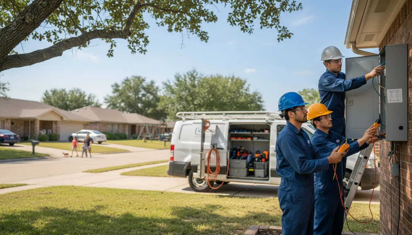 Certified electrician providing emergency electrical services in Lula, MS
